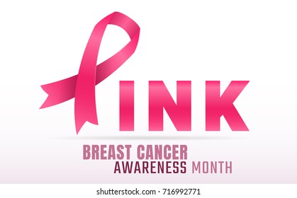 Breast Cancer awareness Vector background for banner, 
poster, flyer