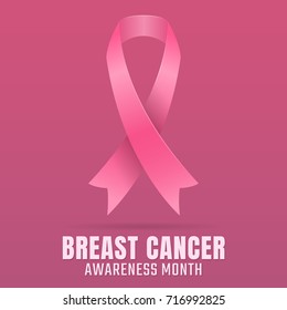 Breast Cancer awareness Vector background for banner, 
poster, flyer