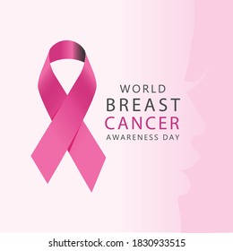 Breast Cancer Awareness Vector Design and World Breast Caner Day Design