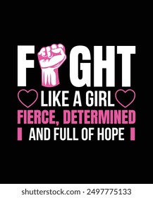 Breast Cancer Awareness Vector T Shirt Design Pink Ribbon Vector Design