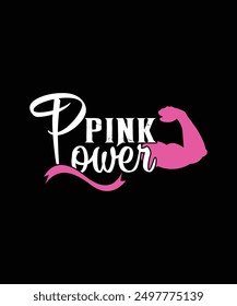 Breast Cancer Awareness Vector T Shirt Design Pink Ribbon Vector Design