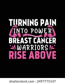 Breast Cancer Awareness Vector T Shirt Design Pink Ribbon Vector Design