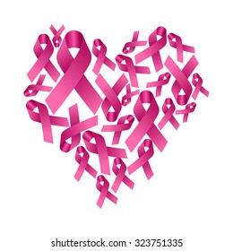 Breast Cancer Awareness Vector Template