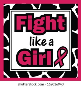 Breast Cancer Awareness-Fight like a Girl