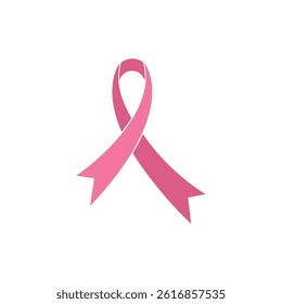 Breast cancer awareness,ribbon logo icon vector template