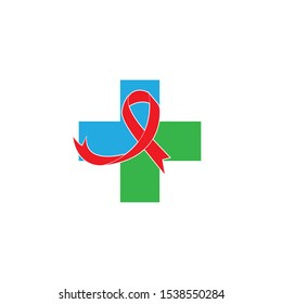 breast cancer awareness,ribbon logo vector template-vector