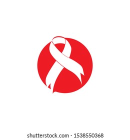 breast cancer awareness,ribbon logo vector template-vector