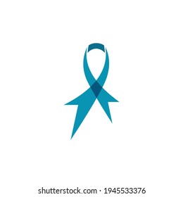 Breast cancer awareness,ribbon logo vector template