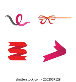 Breast cancer awareness,ribbon logo vector template