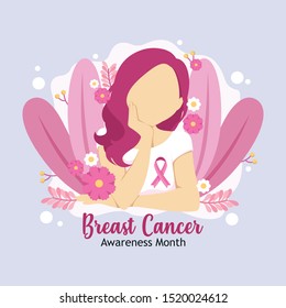 Breast Cancer Awarness Vector Illustration