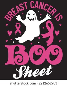 breast cancer is boo sheet