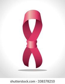 Breast cancer campaign graphic design, vector illustration eps10