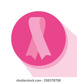 Breast cancer campaign graphic design, vector illustration eps10