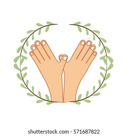 Breast cancer campaign icon vector illustration graphic design