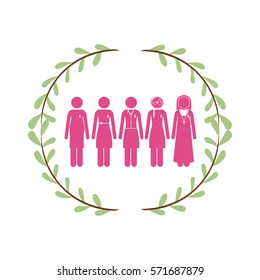 Breast cancer campaign icon vector illustration graphic design