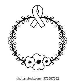 Breast cancer campaign icon vector illustration graphic design