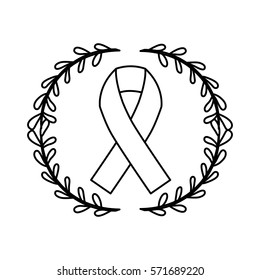 Breast cancer campaign icon vector illustration graphic design