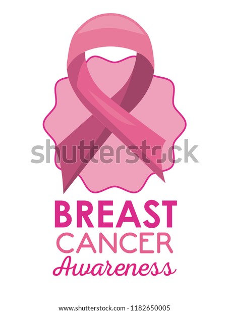 Breast Cancer Campaign Poster Stock Vector Royalty Free 1182650005