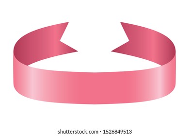 breast cancer campaign ribbon icon vector illustration design