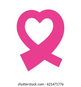 Breast cancer campaign symbol