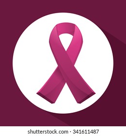 Breast Cancer concept with fight icons design, vector illustration 10 eps graphic.