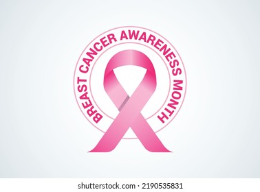 Breast cancer day. October is breast cancer awareness month.
vector illustration