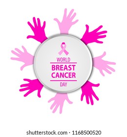 Breast cancer design, vector illustration eps10 graphic