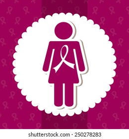 breast cancer design, vector illustration eps10 graphic 