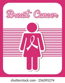 breast cancer design, vector illustration eps10 graphic 