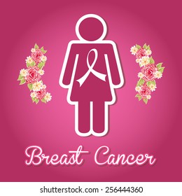 breast cancer design, vector illustration eps10 graphic 