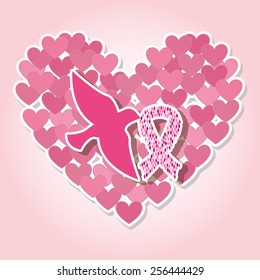 breast cancer design, vector illustration eps10 graphic 