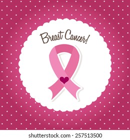 breast cancer design, vector illustration eps10 graphic 