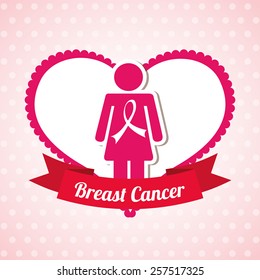 breast cancer design, vector illustration eps10 graphic 