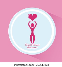 breast cancer design, vector illustration eps10 graphic 