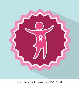 breast cancer design, vector illustration eps10 graphic 
