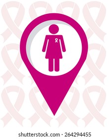 breast cancer design, vector illustration eps10 graphic 