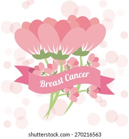 Breast Cancer Design, Vector Illustration Eps10 Graphic 