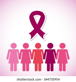 breast cancer design, vector illustration eps10 graphic 