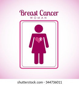 breast cancer design, vector illustration eps10 graphic 