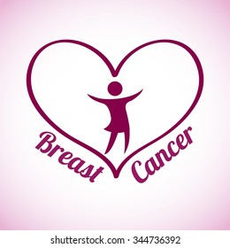 breast cancer design, vector illustration eps10 graphic 