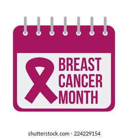 breast cancer graphic design , vector illustration