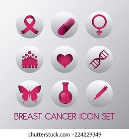 breast cancer graphic design , vector illustration