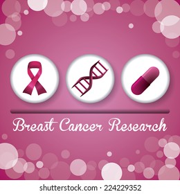 breast cancer graphic design , vector illustration