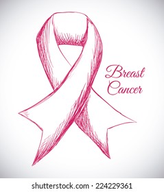 breast cancer graphic design , vector illustration