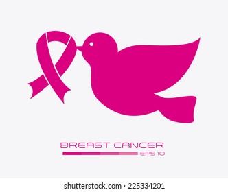 breast cancer graphic design , vector illustration