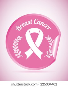 breast cancer graphic design , vector illustration