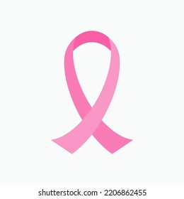 Breast Cancer Icon. Symbol Of Women's Health Care And Concern.