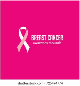 Breast Cancer Logo Vector Template Design