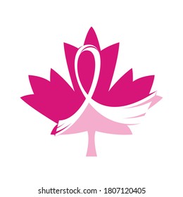 Breast Cancer October Awareness Month Campaign Background. pink ribbon breast cancer Vector illustration design.