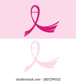 Breast Cancer October Awareness Month Campaign Background. Women health vector design.
